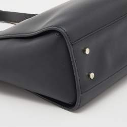 Pre Owned Kate Spade Black Leather Magnolia Street Tote