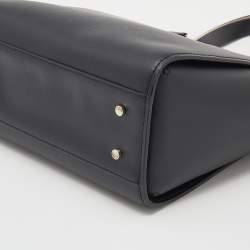 Pre Owned Kate Spade Black Leather Magnolia Street Tote