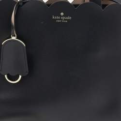 Pre Owned Kate Spade Black Leather Magnolia Street Tote