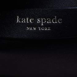 Pre Owned Kate Spade Black Leather Magnolia Street Tote