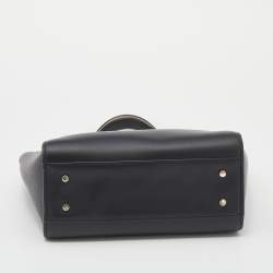 Pre Owned Kate Spade Black Leather Magnolia Street Tote