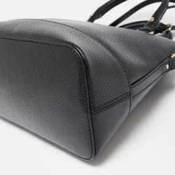 Pre Owned Kate Spade Black Leather Wellesley Rachelle Satchel