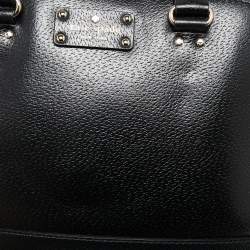 Pre Owned Kate Spade Black Leather Wellesley Rachelle Satchel