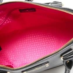 Pre Owned Kate Spade Black Leather Wellesley Rachelle Satchel