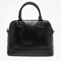 Pre Owned Kate Spade Black Leather Wellesley Rachelle Satchel