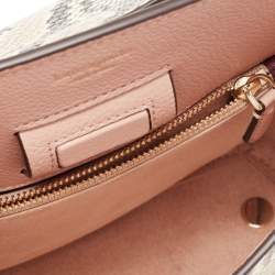 Pre Owned Kate Spade Multicolor Snakeskin Embossed Leather Small Fleur Top Handle Bag