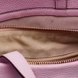 Pre Owned Kate Spade Light Pink Laser Cut Leather Milton Lane Lanie Tote