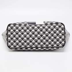 Pre Owned Kate Spade Black/White Coated Canvas Margareta Penn Place Tote