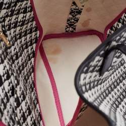 Pre Owned Kate Spade Black/White Coated Canvas Margareta Penn Place Tote