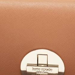 Pre Owned Kate Spade Brown Leather Flap Sally Crossbody Bag