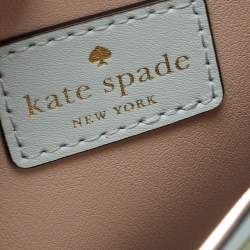 Pre Owned Kate Spade Mint Green Leather Anissa Putnam Drive Tote