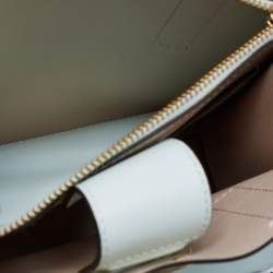 Pre Owned Kate Spade Mint Green Leather Anissa Putnam Drive Tote