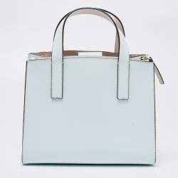 Pre Owned Kate Spade Mint Green Leather Anissa Putnam Drive Tote