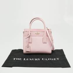 Pre Owned Kate Spade Pink Leather Cameron Street Candace Tote