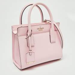 Pre Owned Kate Spade Pink Leather Cameron Street Candace Tote