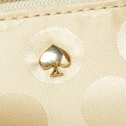 Pre Owned Kate Spade Metallic Rose Gold Leather Cedar Street Maise Satchel