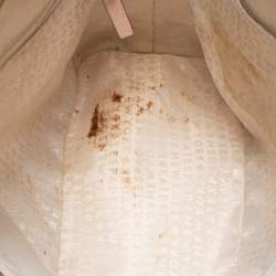 Pre Owned Kate Spade Light Beige Leather Wellesley Rachelle Satchel