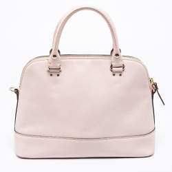 Pre Owned Kate Spade Light Beige Leather Wellesley Rachelle Satchel