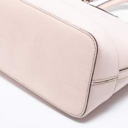 Pre Owned Kate Spade Light Beige Leather Wellesley Rachelle Satchel