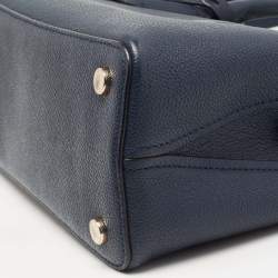 Pre Owned Kate Spade Blue Leather Margaux Satchel