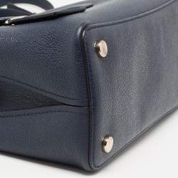 Pre Owned Kate Spade Blue Leather Margaux Satchel