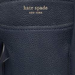 Pre Owned Kate Spade Blue Leather Margaux Satchel