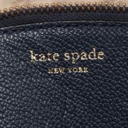 Pre Owned Kate Spade Blue Leather Margaux Satchel