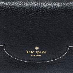 Pre Owned Kate Spade Black Leather Makayla Mini Top Handle Bag