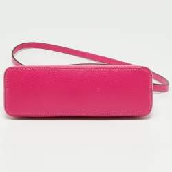 Pre Owned Kate Spade Fuchsia Leather Crossbody Bag