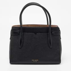 Pre Owned Kate Spade Black Leather Toujour Tote