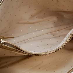 Pre Owned Kate Spade Metallic Gold Quilted Leather Maryanne Tote