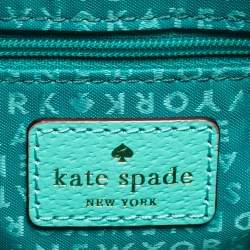 Pre Owned Kate Spade Mint Green Leather Cedar Street Maise Satchel 