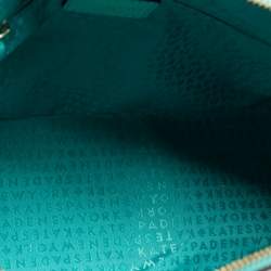 Pre Owned Kate Spade Mint Green Leather Cedar Street Maise Satchel 