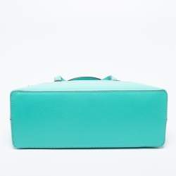 Pre Owned Kate Spade Mint Green Leather Cedar Street Maise Satchel 