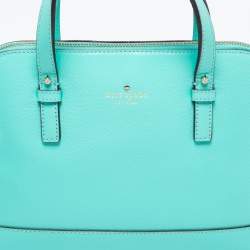 Pre Owned Kate Spade Mint Green Leather Cedar Street Maise Satchel 