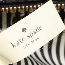 Pre Owned Kate Spade Black Leather Small Jackson Street Hayden Tote