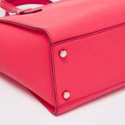 Pre Owned Kate Spade Coral Red Leather Cedar Street Hayden Tote