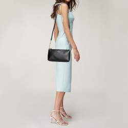 Pre Owned Kate Spade Black Leather Sawyer Street Declan Shoulder Bag