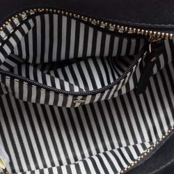 Pre Owned Kate Spade Navy Blue/Off White Saffiano Leather Cameron Street Colorblock Tote