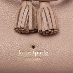 Pre Owned Kate Spade Beige Leather Hayes Street Sam Tote