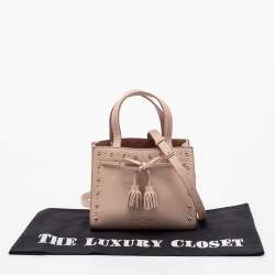 Pre Owned Kate Spade Beige Leather Hayes Street Sam Tote