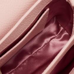 Pre Owned Kate Spade Beige Leather Pearl Embellished Top Handle Bag