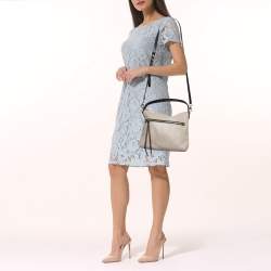 Kate Spade Grey/Black Leather Top Handle Bag