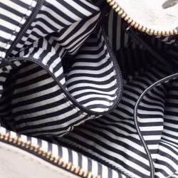 Kate Spade Grey/Black Leather Top Handle Bag