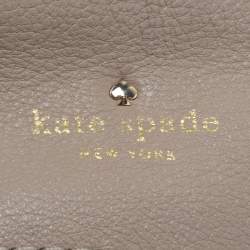 Kate Spade Grey/Black Leather Top Handle Bag