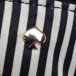 Kate Spade Grey/Black Leather Top Handle Bag