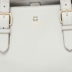 Pre Owned Kate Spade Grey Leather Tote