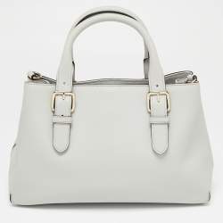 Pre Owned Kate Spade Grey Leather Tote