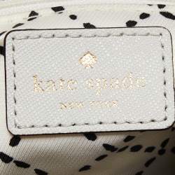 Pre Owned Kate Spade Grey Leather Tote