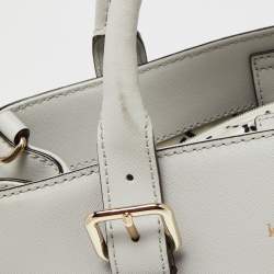 Pre Owned Kate Spade Grey Leather Tote